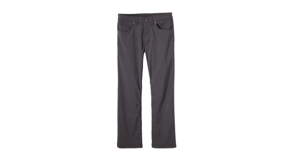 prAna Brion Pant - Mens, Charcoal, 28 Waist, Extra Long Inseam, M4BN36312-CHR-28