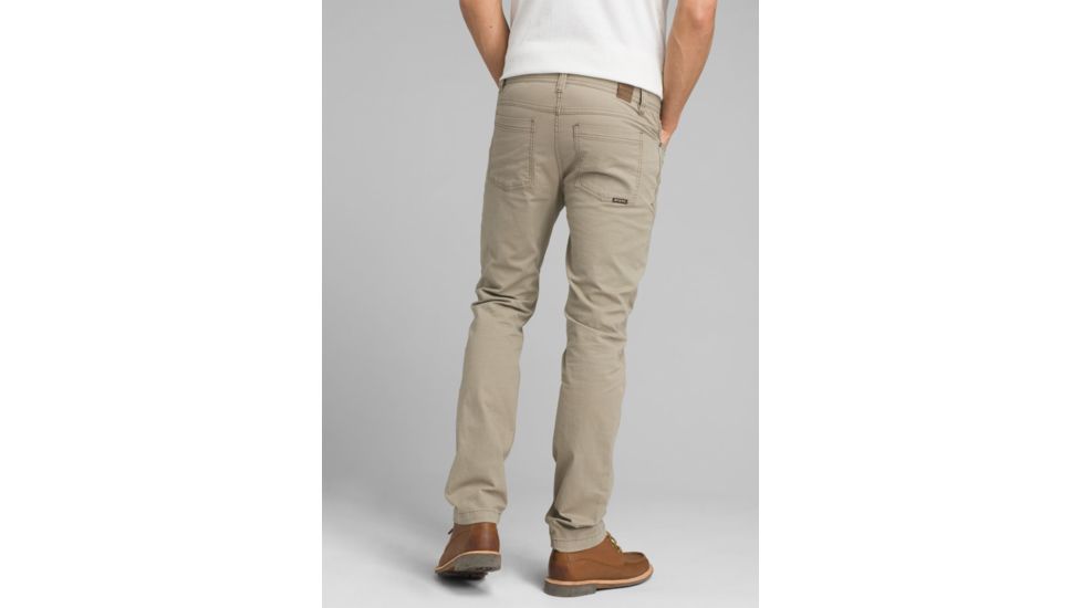 prAna Brion Pant - Mens, Dark Khaki, 28 Waist, Extra Long Inseam, M4BN36312-DKKH-28