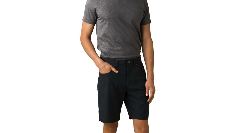 prAna Brion Short II - Mens, Black, 33, 1969731-001-09-33