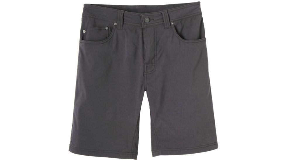 prAna Mens Brion Short, 9in Inseam, Charcoal, 33, M3BRIO113-CHR-33