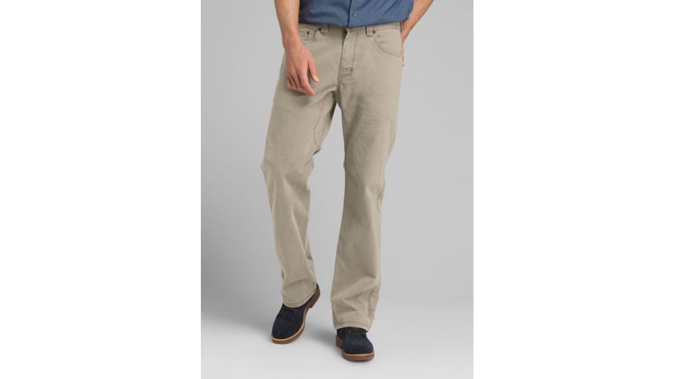 prAna Bronson Pant - Mens, Dark Khaki, 28 Waist, Extra Long Inseam, M4BR36116-DKKH-28