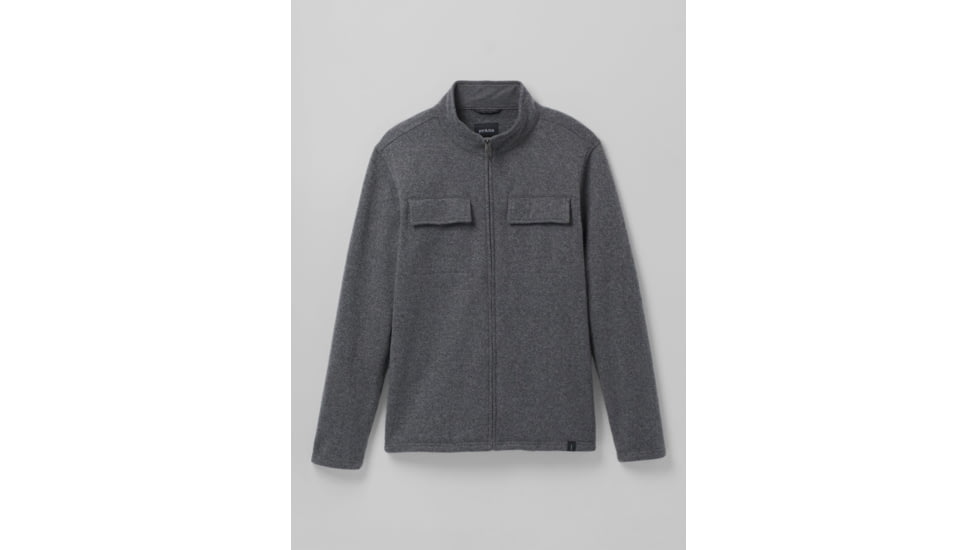 prAna Brookland Sweater Jacket, Gravel, Medium, 1964591-020-ST-M