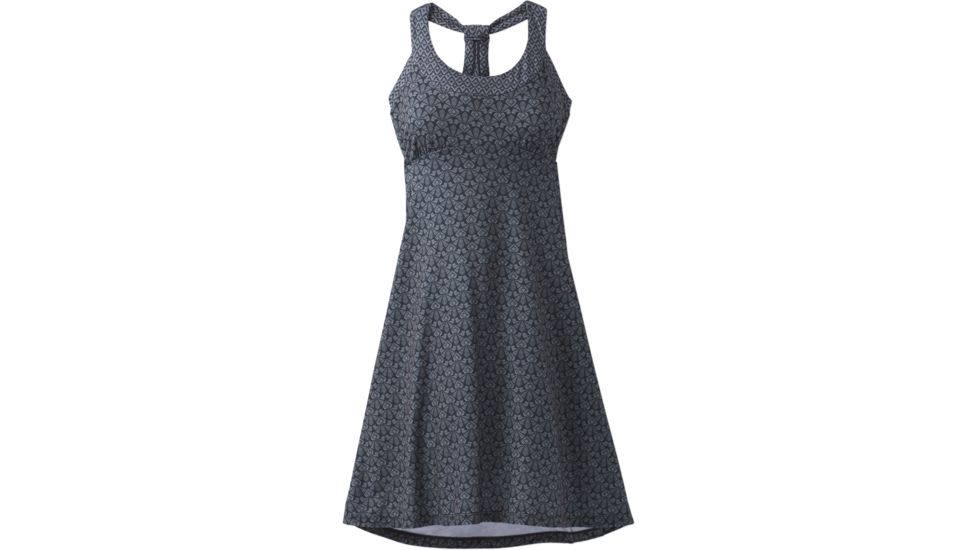 prAna Cali Dress - Women's -Charcoal Botanica-Medium