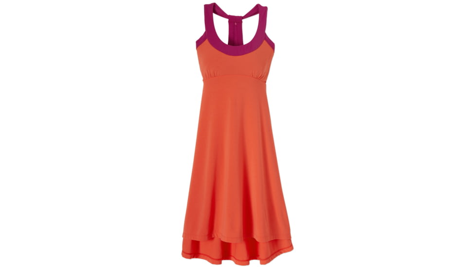 prAna Cali Dress - Women's -Neon Orange-Medium