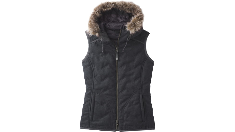 prAna Calla Vest - Women's-Black Heather-Small