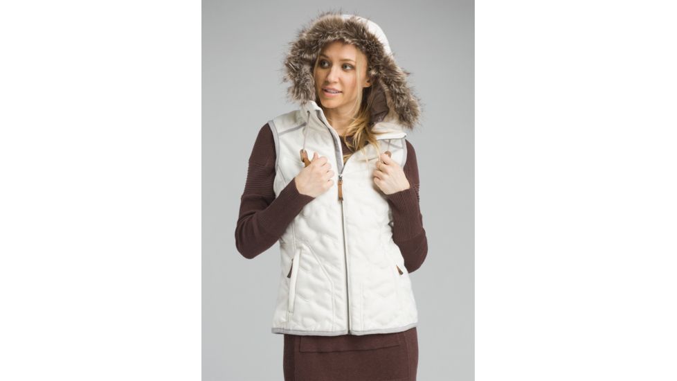prAna Calla Vest - Womens, Bone, X-Large, W13170240-BON-XL