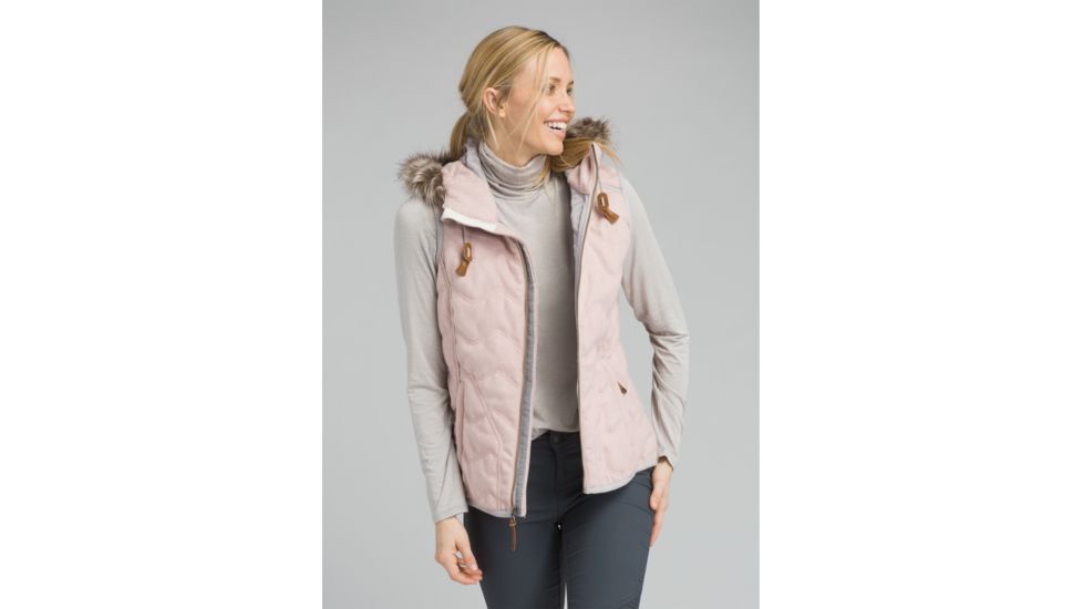 prAna Calla Vest - Womens, Khaki Rose, Small, W13170240-KHRO-S