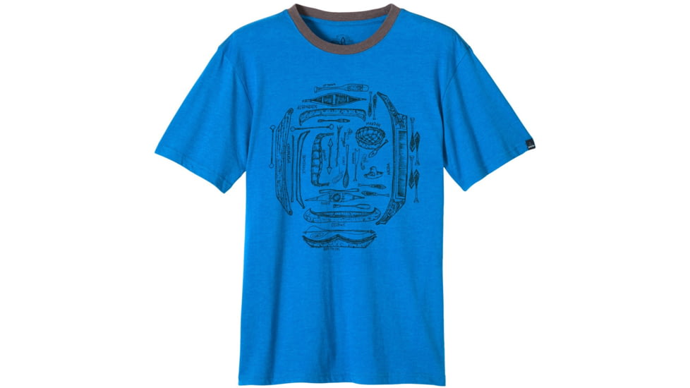 prAna Canoe'N T-Shirt - Men's-Classic Blue-XX-Large