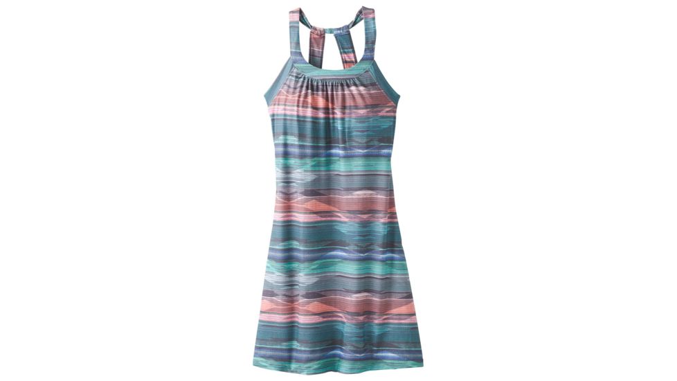 prAna Cantine Dress - Womens, Granite Bonita, XSmall, W31180358 -027-XS