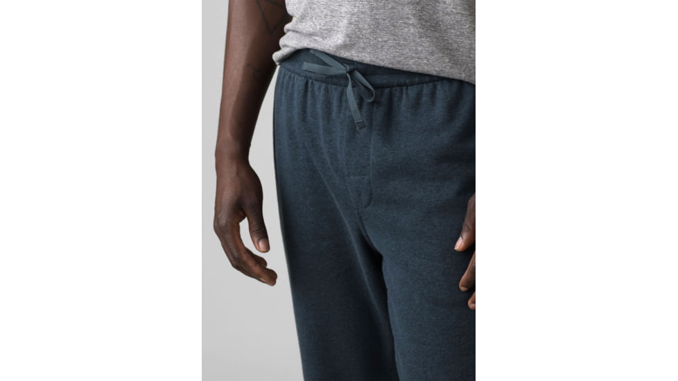 prAna Cardiff Fleece Sweatpant - Men's, Large, Dark Sky Heather, 1968021-400-30-L