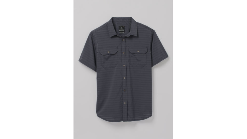 prAna Cayman Shirt - Mens, Charcoal, M, 1969721-020-ST-M