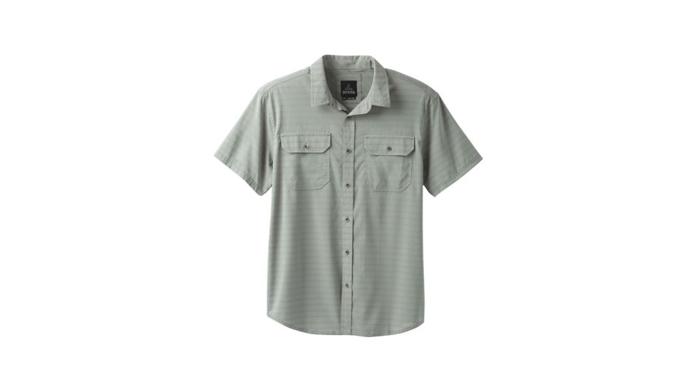 prAna Cayman Short Sleeve - Mens, Aloe, XLarge, M11170332 -339-XL