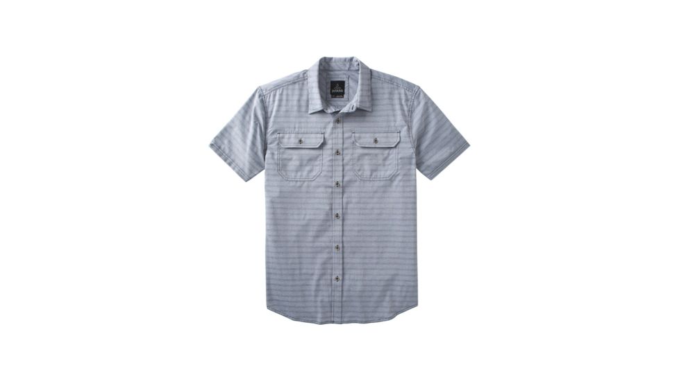 prAna Cayman Short Sleeve Shirt - Men's, Black, X-Large, M11170332-BLK-XL