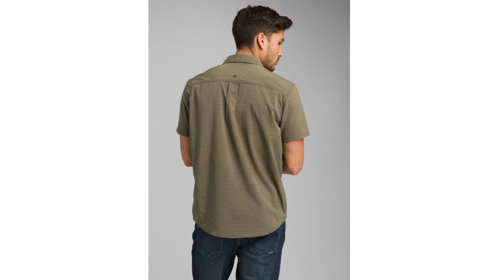 prAna Cayman Short Sleeve Shirt - Mens, Cargo Green, X-Large, M11170332-CAGR-XL