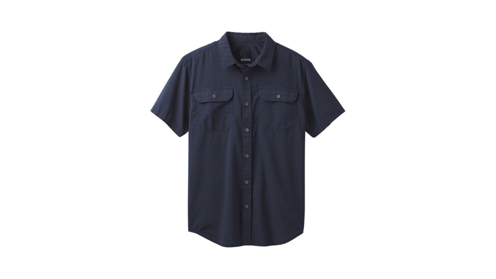 prAna Cayman Short Sleeve Shirt - Men's, Nautical, XXLarge, M11170332-NAU-XXL