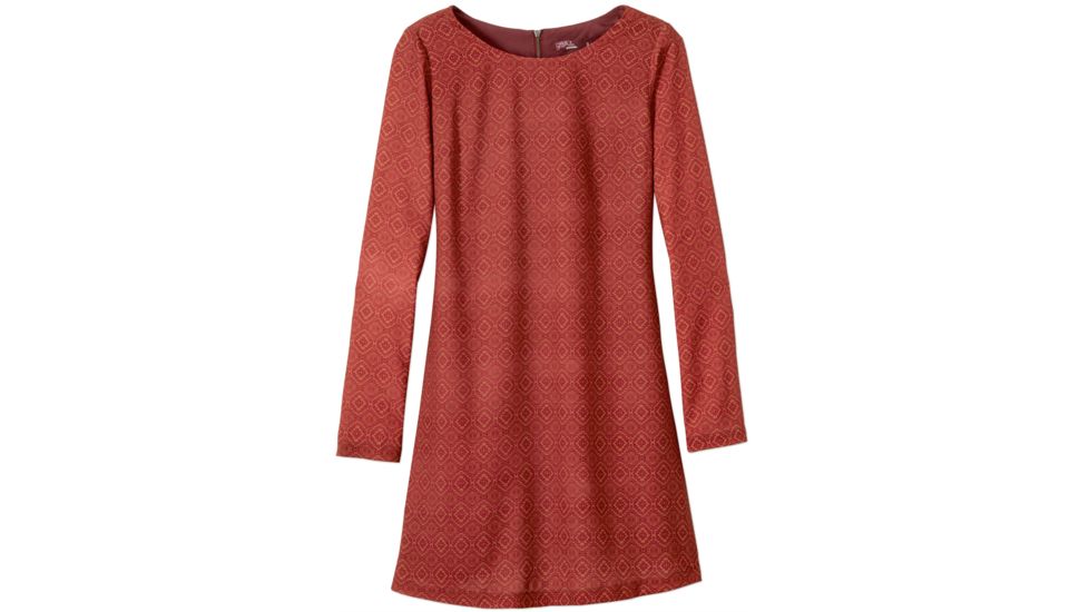 prAna Cece Dress - Women's-Pomegranate-Medium