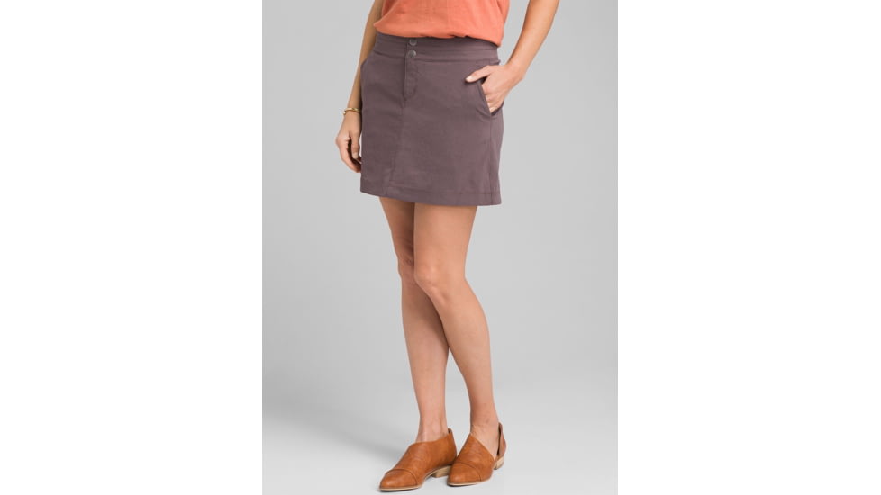 prAna Celesta Skort, Granite, 10, W31190816 -022-10