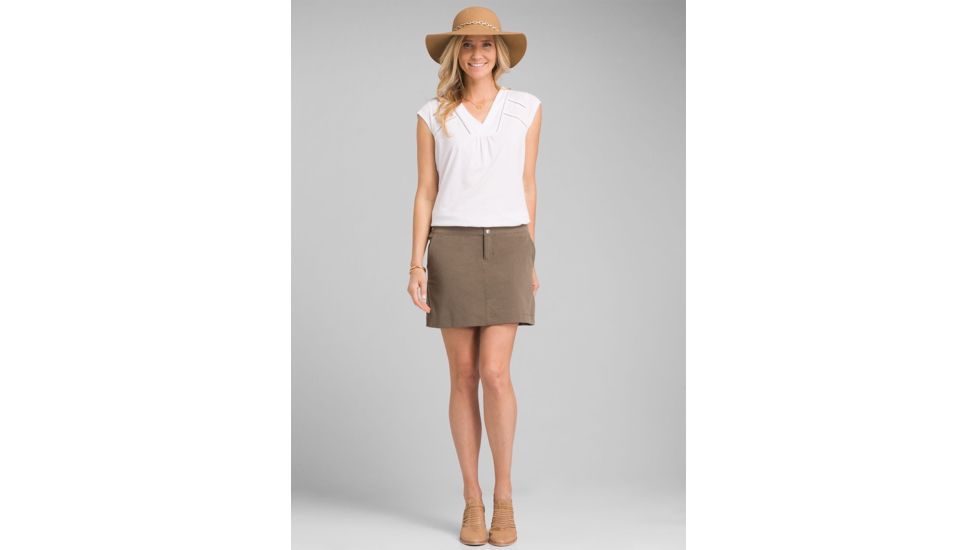 prAna Celesta Skort, Slate Green, 0, W31190816 -023-0