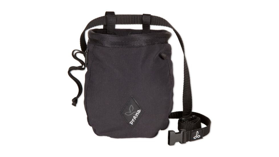 prAna Chalk Bag with Belt, Black, One Size, U6CHBL110-BLK-O/S