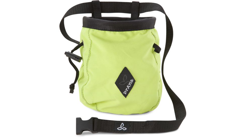 prAna Chalk Bag with Belt, Electric Lime, One Size, U6CHBL110-ELLI-O/S