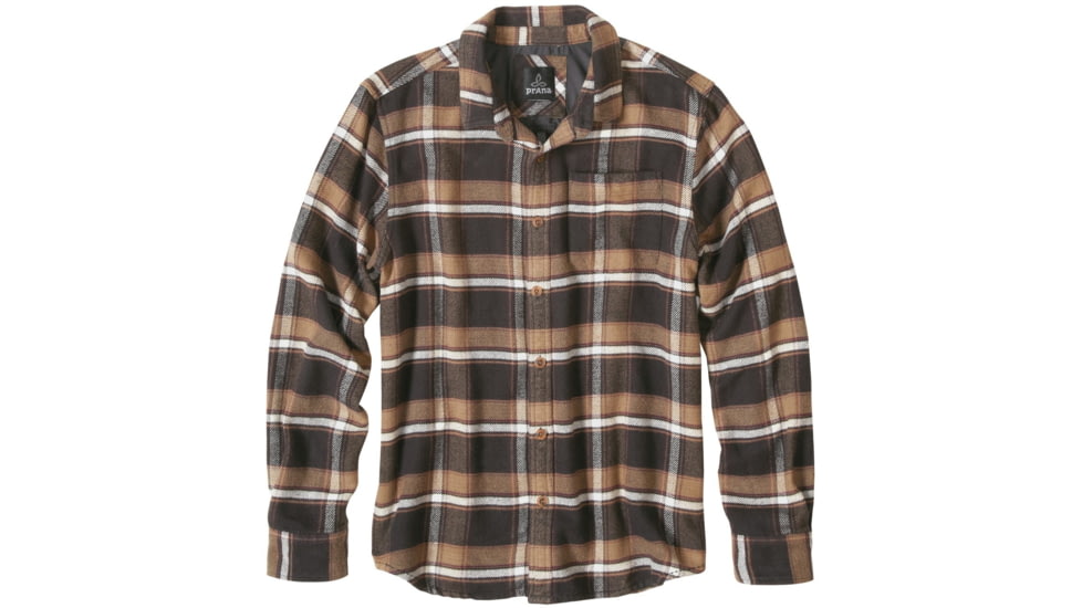 prAna Channing Flannel Shirt - Men's -Charcoal-Medium