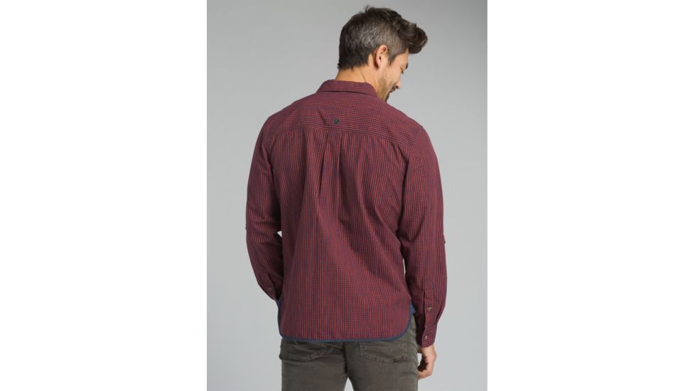 prAna Chapland Long Sleeve Shirt - Men's, Mulled Wine, Medium, M23181368-MUWI-M