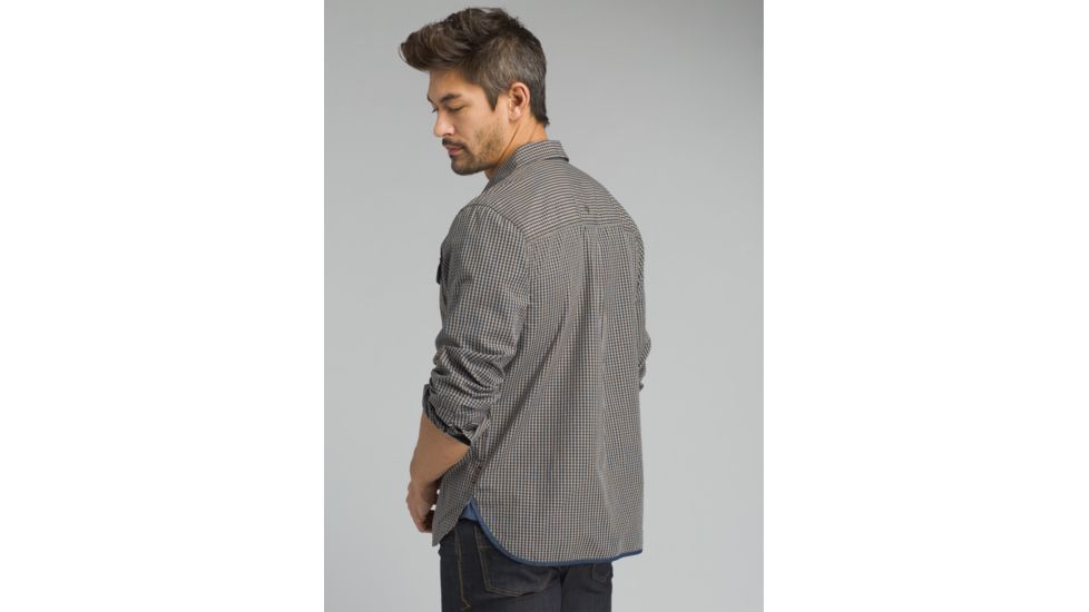 prAna Chapland Long Sleeve Shirt - Mens, Scorched Brown, Small, M23181368-SCBR-S