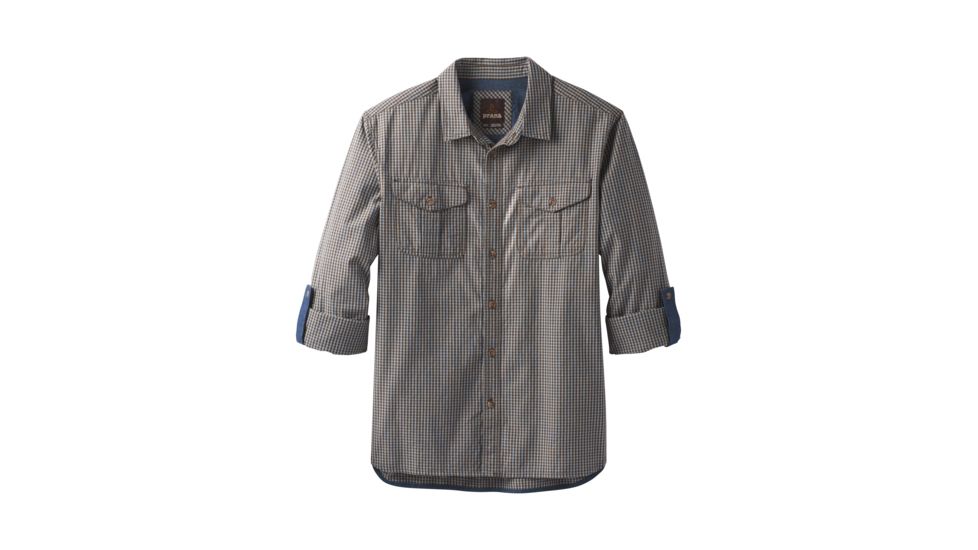 prAna Chapland Long Sleeve Shirt - Mens, Scorched Brown, Small, M23181368-SCBR-S
