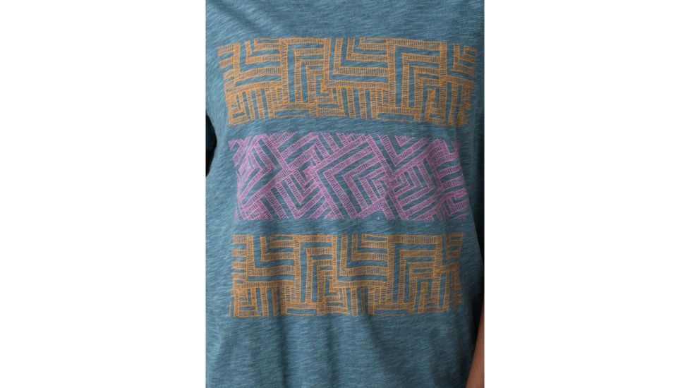 prAna Chez Tee - Womens, Mirage Right Angles, Medium, W11190747-MRRA-M