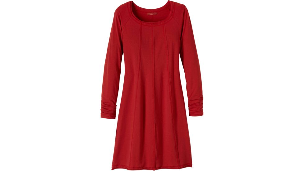 prAna Chrissa Dress - Women's -Sunwashed Red-Large