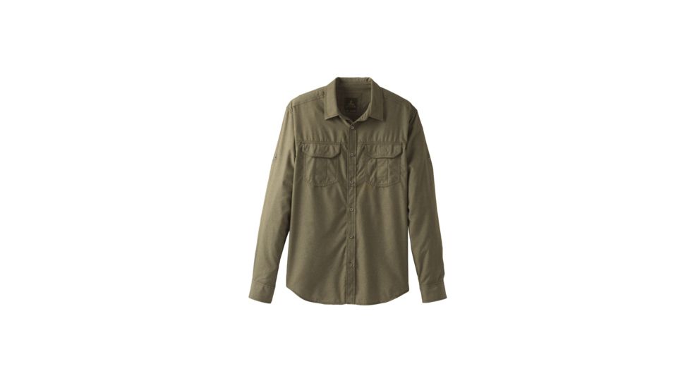 prAna Citadel Long Sleeve Shirt - Mens, Cargo Green, XXLarge, M21170308-CAGR-XXL