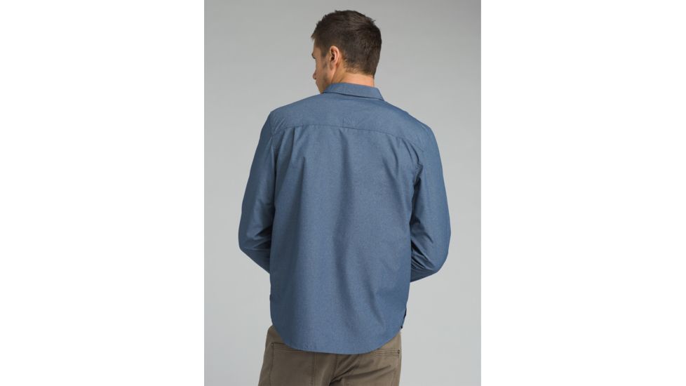prAna Citadel Long Sleeve Shirt - Mens, Equinox Blue, XXLarge, M21170308-EQBL-XXL