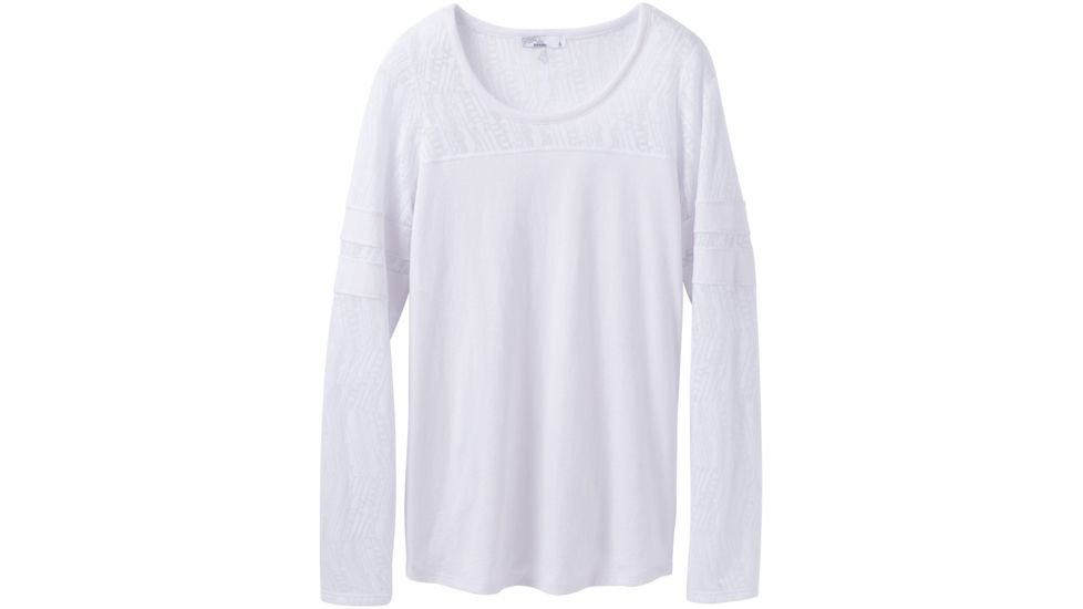 prAna Cleo Longsleeve Shirt - Women's-White-Large