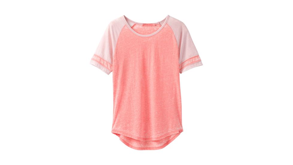 prAna Cleo Tee, Summer Peach, Extra Large, W1CLEO115-SUPH-XL