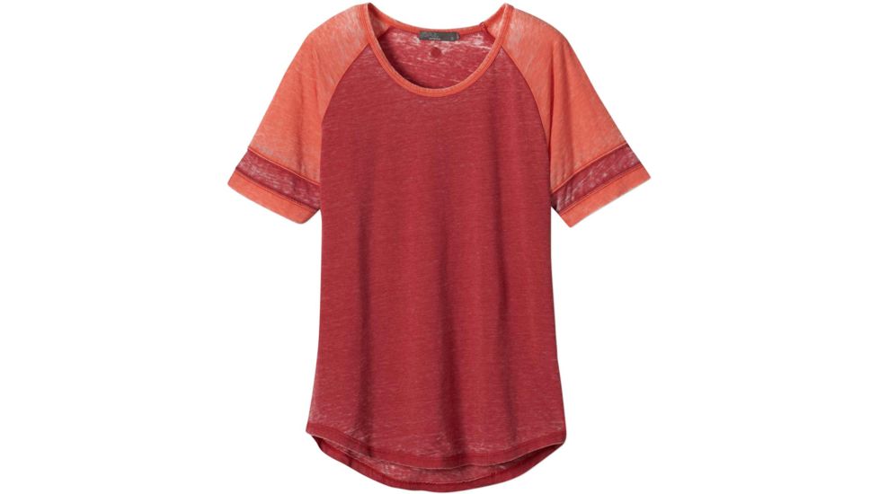 prAna Cleo Tee - Women's-Sunwashed Red-Small