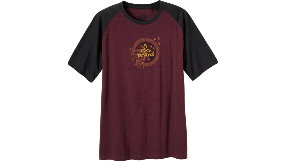 prAna Cliff T-Shirt - Men's-Mahogany-Small