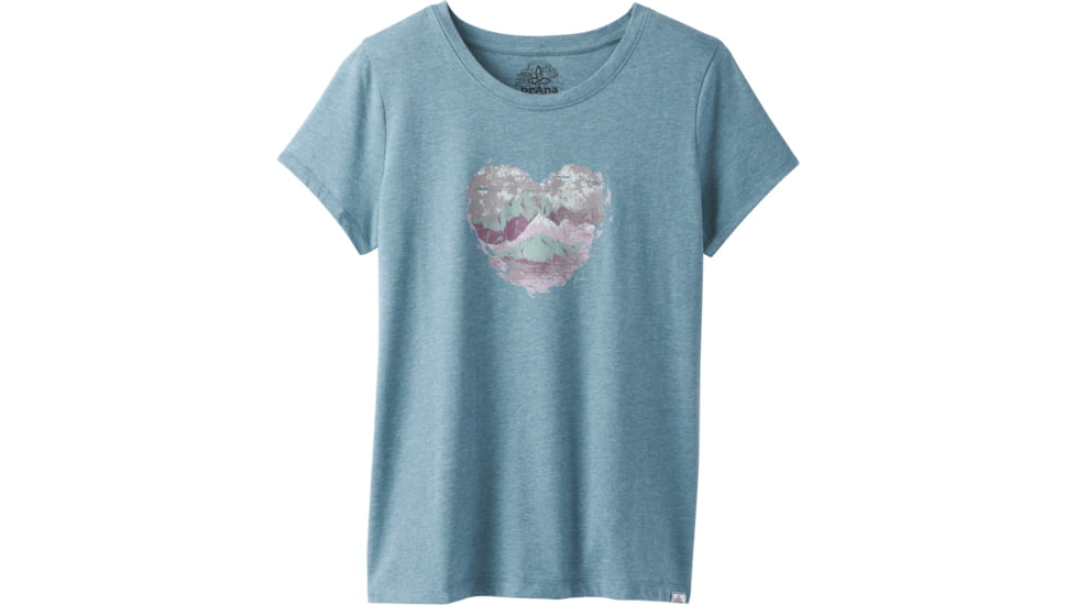 prAna Climbing Tee - Women's, Bayou Blue, Medium, W1PRAN316-BYBL-M