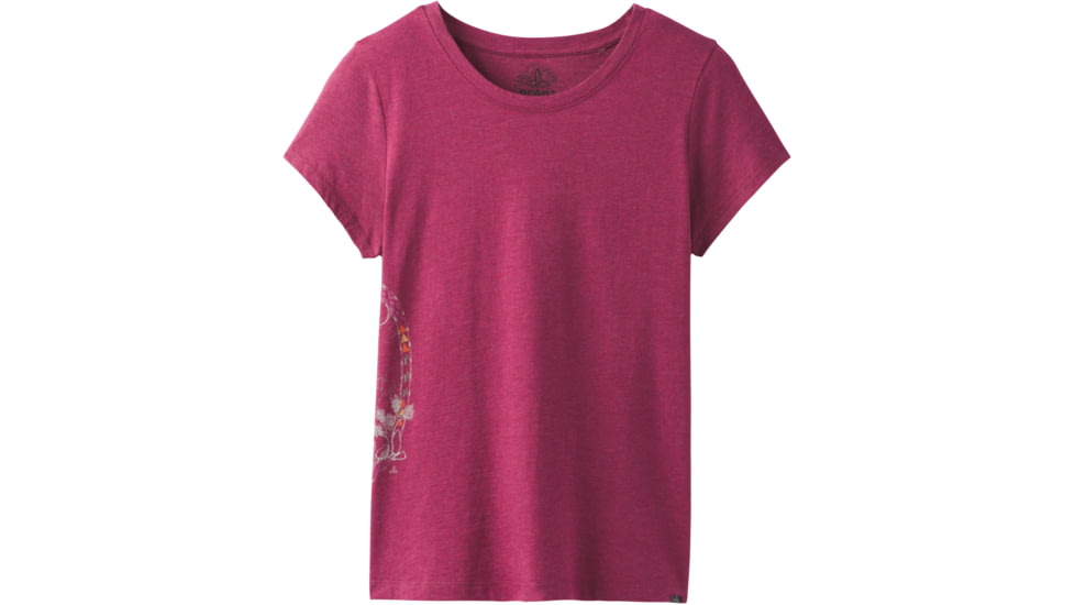 prAna Climbing Tee - Women's, Sangria, Small, W1PRAN316-SANG-S