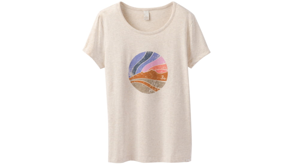 prAna Climbing Tee - Women's, Stone Dawn, Large, W1PRAN316-STDA-L