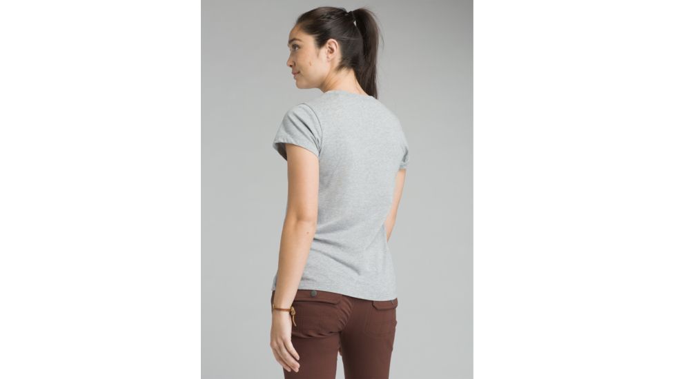 prAna Climbing Tee - Women's, Heather Grey, X-Small, W1PRAN316-HTGY-XS