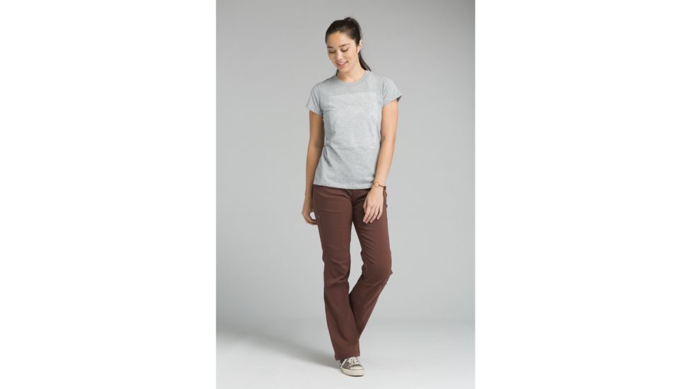 prAna Climbing Tee - Women's, Heather Grey, X-Small, W1PRAN316-HTGY-XS