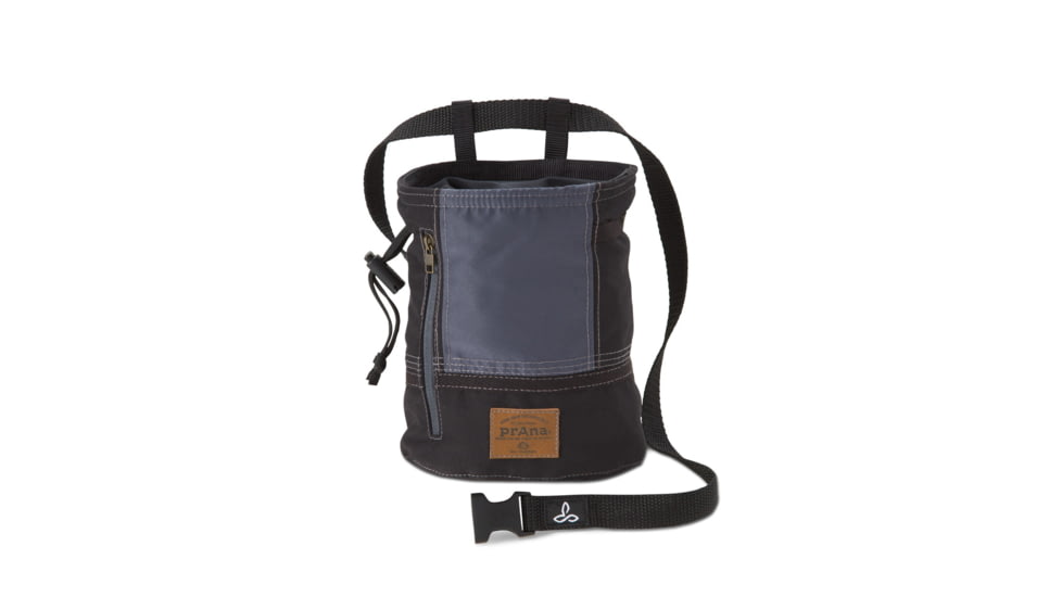 prAna Color Block Chalk Bag, Black, One Size, U6CBCB316-BLK-O/S