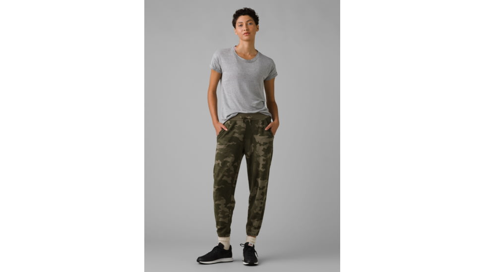 prAna Cozy Up Ankle Pant Pants, Sage Camo, Small, 1961271-301-S