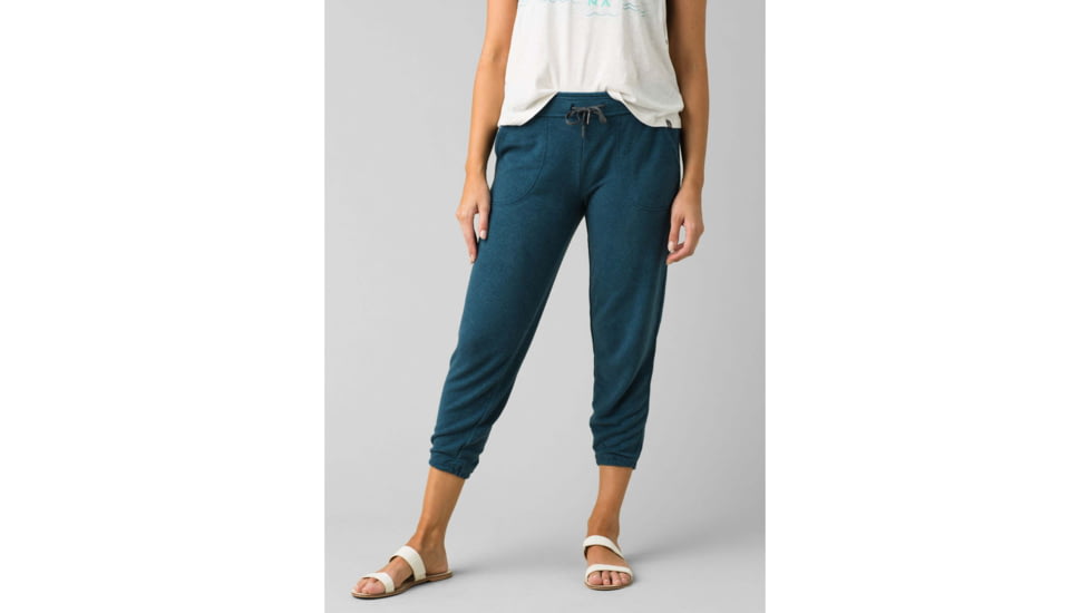 prAna Cozy Up Ankle Pant - Womens, Atlantic Heather, Large, Regular, W41202064-ALHT-L