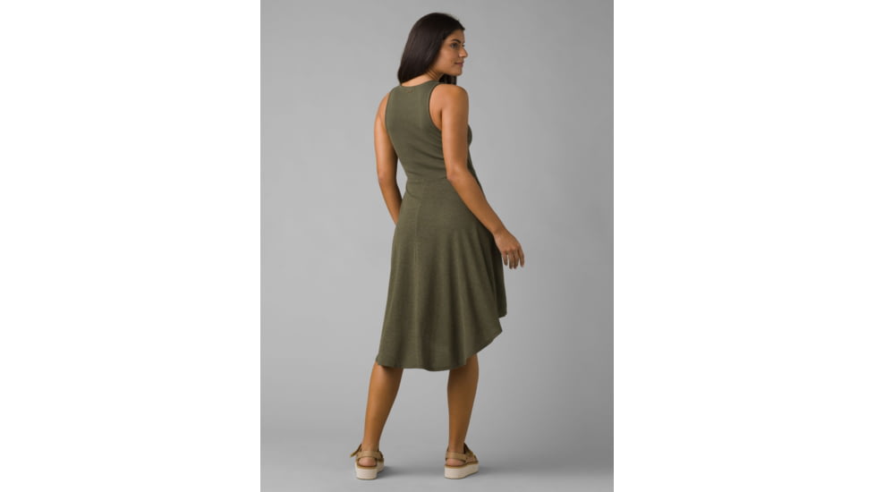 prAna Cozy Up Bayjour Dress - Womens, Cargo Green Heather, L, 1968691-301-L