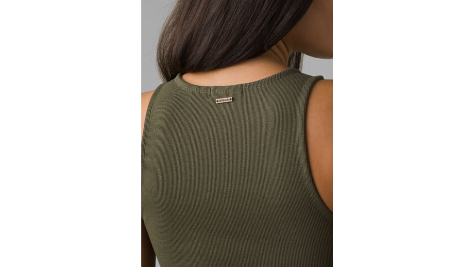prAna Cozy Up Bayjour Dress - Womens, Cargo Green Heather, L, 1968691-301-L