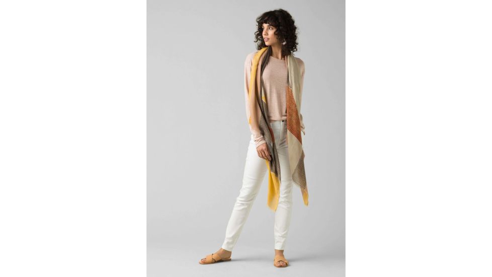 prAna Cozy Up Long Sleeve Tee - Womens, Champagne Heather, Medium, W21202125-CWHT-M