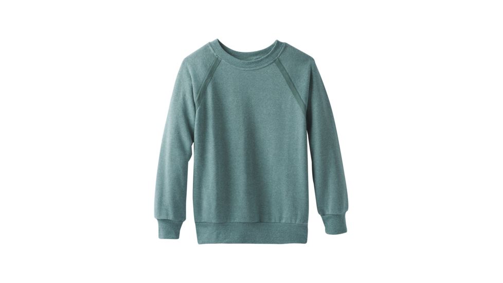 prAna Cozy Up Sweatshirt - Womens, Dusty Aloe Heather, Medium, W23180582 -346-M