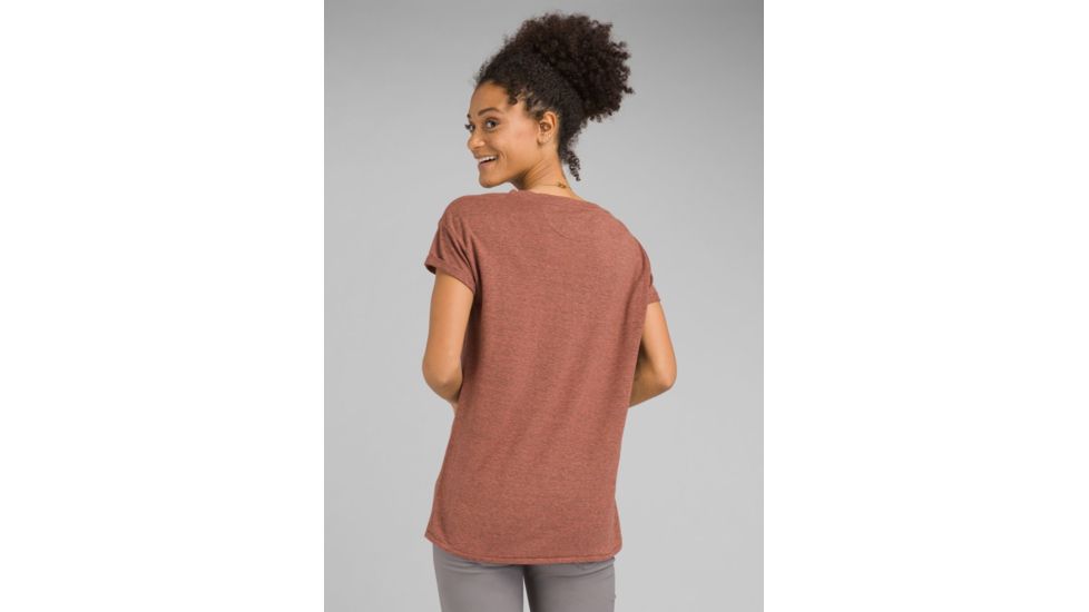 prAna Cozy Up T-shirt - Womens, Chai Heather, Large, W13180737-CHHT-L