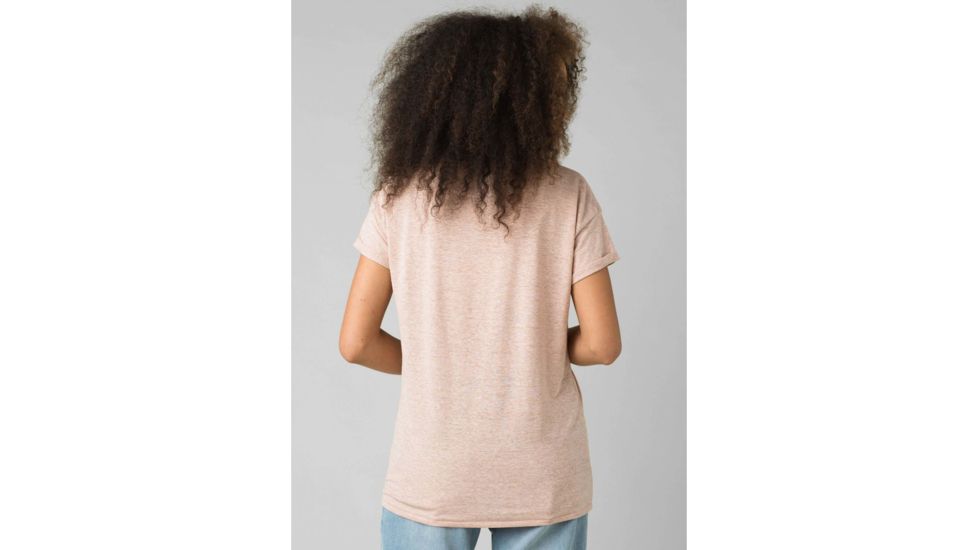 prAna Cozy Up T-Shirt - Womens, Champagne Heather, Medium, W13180737-CWHT-M